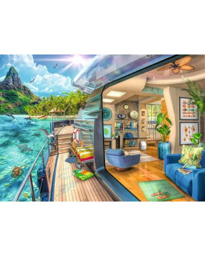 Puzzle Ravensburger 1000 de piese - Viața tropicală - 2