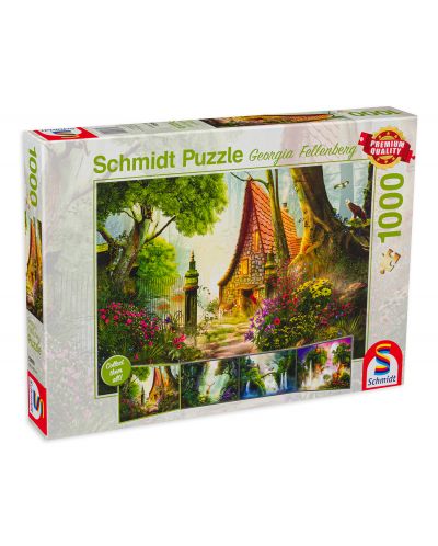 Puzzle Schmidt de 1000 de piese - Casa zânelor  - 1
