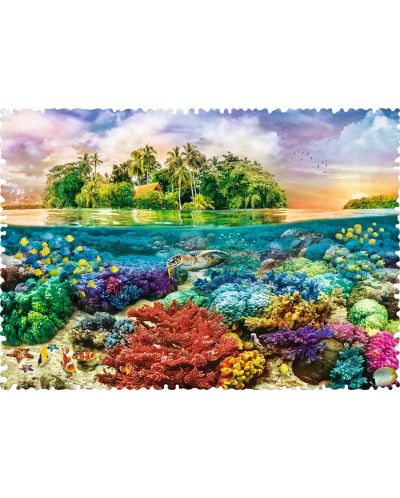 Puzzle Trefl de 600 piese - Insula tropicala - 2