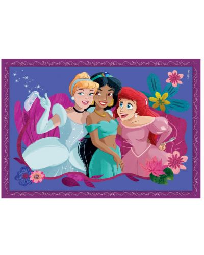 Puzzle Clementoni 4 în 1 - Prințesele Disney - 2