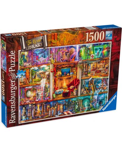 Puzzle Ravensburger de 1500 de piese - Biblioteca de culori - 1