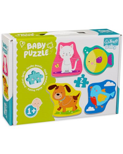 Puzzle Trefl 4 in 1 - Little Animals - 1