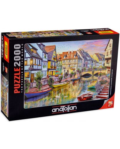 Puzzle Anatolian de 2000 piese - Colmar Canal - 1