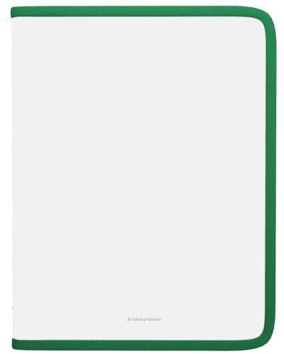 Erich Krause Dosar cu fermoar - transparent mat, A4+, verde - 1
