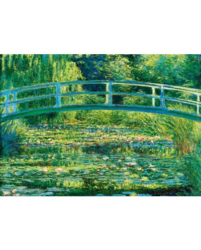 Puzzle Bluebird de 1000 piese -The Water-Lily Pond, 1899 - 2