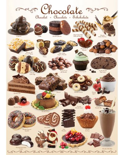Puzzle Eurographics de 1000 piese – Ciocolata - 2