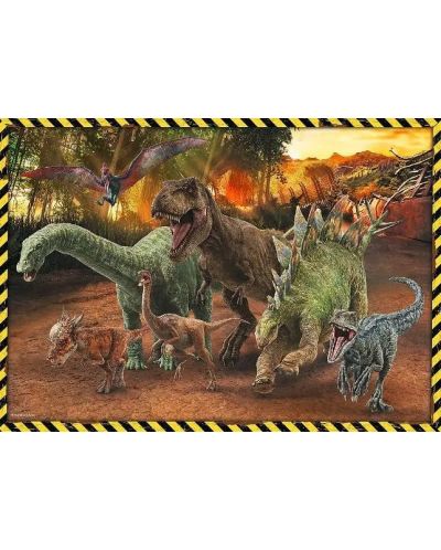 Puzzle Trefl din 200 de piese - Dinozauri în Parcul Jurasic - 2