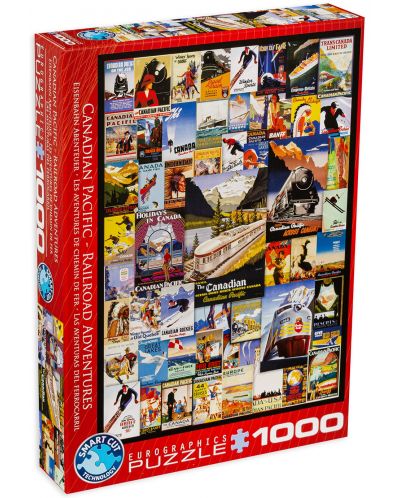 Puzzle Eurographics de 1000 piese - Aventuri in Canada - 1