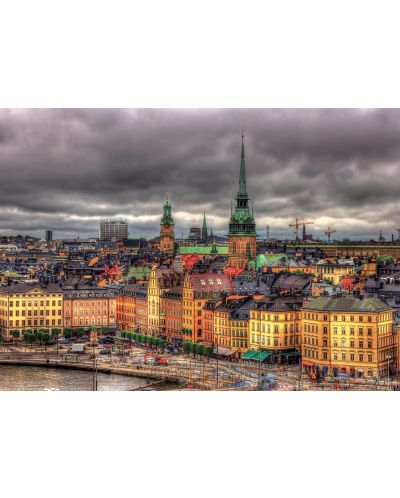 Puzzle Educa din 1000 de piese - Vedere din Stockholm, Suedia - 2