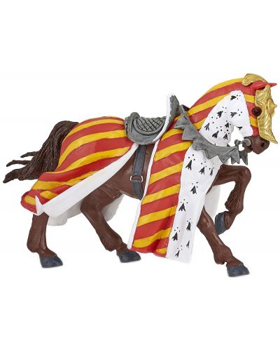 Figurina Papo The Medieval Era – Cal de cavaler pentru turnee - 1