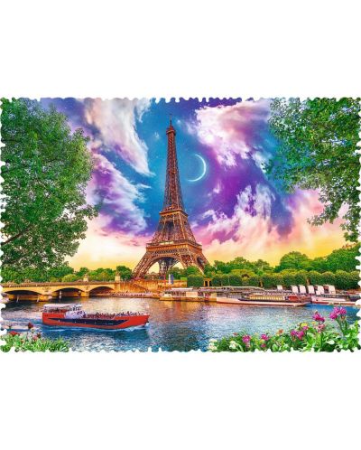 Puzzle Trefl de 600 piese - Cer peste Paris - 2