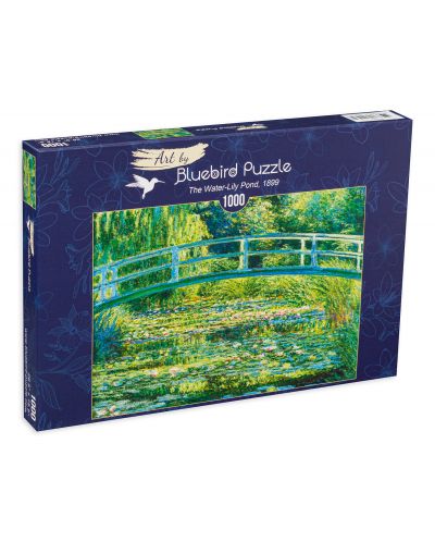 Puzzle Bluebird de 1000 piese -The Water-Lily Pond, 1899 - 1