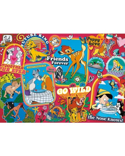 500 de piese Trefl Puzzle - Disney: De-a lungul anilor - 2