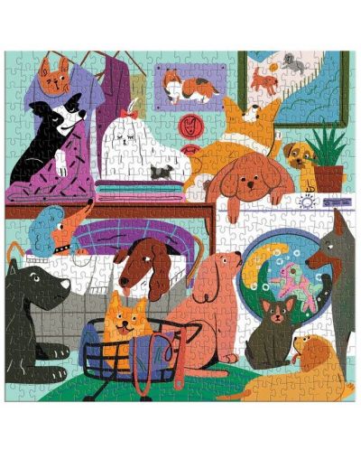 Puzzle Galison din 500 de piese - Câini drăguți - 2
