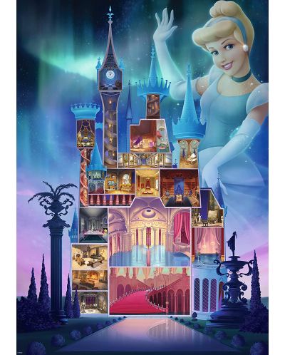 Puzzle Ravensburger cu 1000 de piese - Disney Princess: Cenusareasa - 2