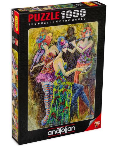 Puzzle Anatolian de 1000 piese - Trio colorat - 1