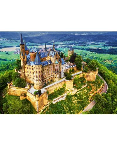 Puzzle Trefl din 1000 piese - Castelul Hohenzollern, Germania  - 2