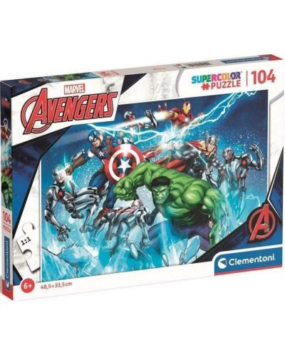 Puzzle Clementoni 104 piese - The Avengers - 1