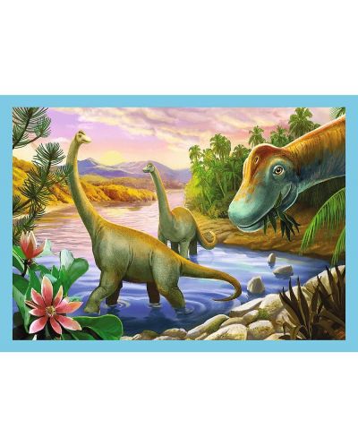 Trefl 4 în 1 puzzle - Dinozaurii - 2