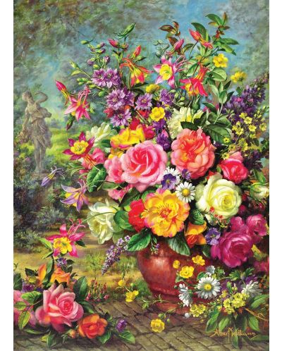 Puzzle Eurografii de 1000 de bucăți - Buchet de flori  - 2