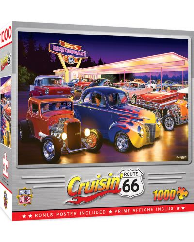 Puzzle Master Pieces de 1000 piese - Friday Night Hot Rods - 1