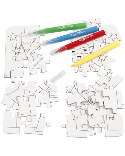 Puzzle de colorat Creativ Company - Supereroi, 30 de piese - 1