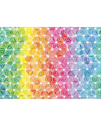Puzzle Schmidt din 1000 de piese - Triunghiuri colorate - 2