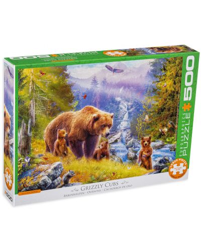 Puzzle Eurographics de 500 XXL piese - Familia de ursi - 1