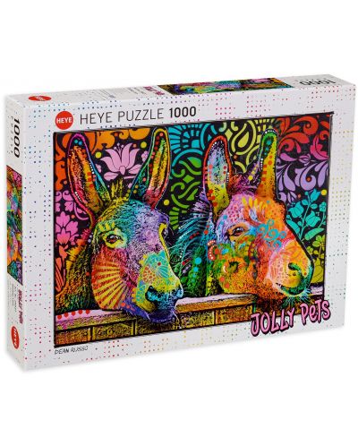 Puzzle Heye de 1000 piese - Donkey Love - 1
