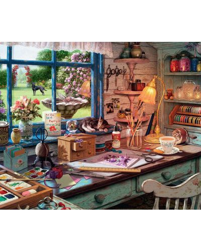 Puzzle Ravensburger de 1000 piese - My Haven No.1 - The Craft Shed - 2