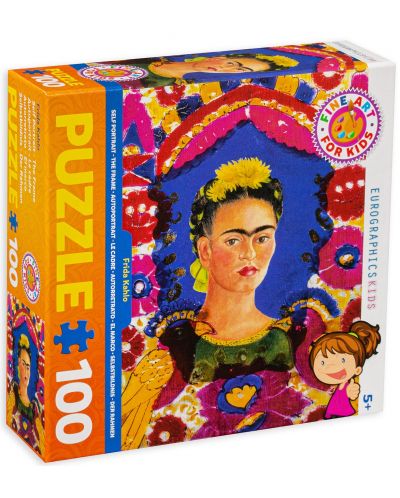 Puzzle Eurographics de 100 piese - Portretul Fridei Kahlo - 1