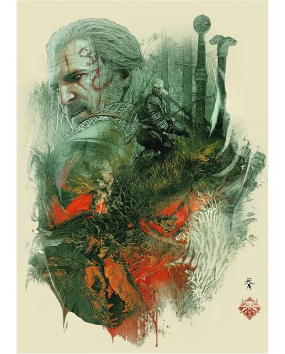 Puzzle Good Loot din 10 x 500 piese - The Witcher 3: Wild Hunt