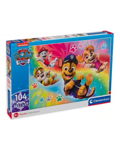 Puzzle Clementoni din 104 de piese - PAW Patrol, tipul 2 - 1