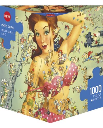 Puzzle Heye din 1000 de piese - Fată - 1