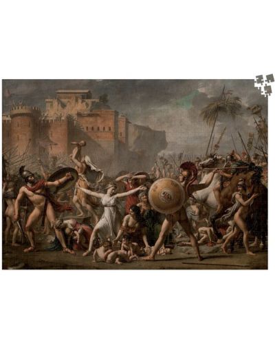 Vilac 1000 Pieces Puzzle - Răpirea femeilor sabine, Jacques Louis David  - 2