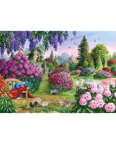 Puzzle Gibsons din 4 X 500 piese - Flora si fauna, John Francis - 2