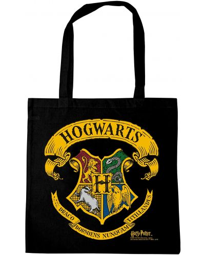 Geanta de cumparaturi Logoshirt Movies: Harry Potter - Hogwarts Crest - 1
