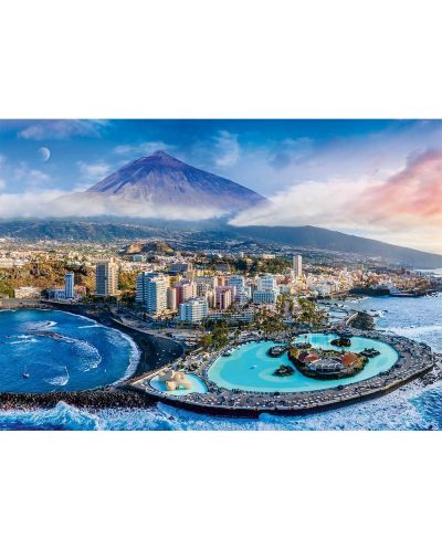 Puzzle Trefl 1000 piese - Vedere din Tenerife, Spania - 2