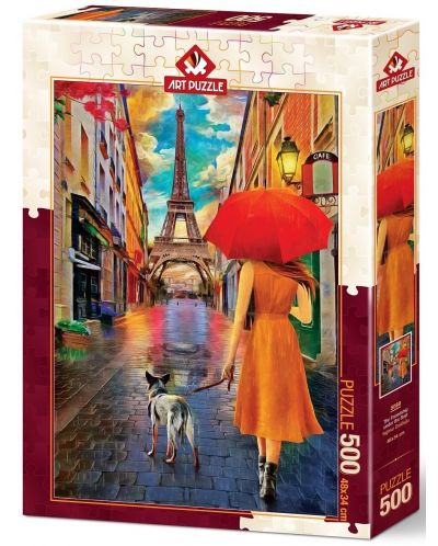 Puzzle Art Puzzle 500 piese, In ploaie - 1