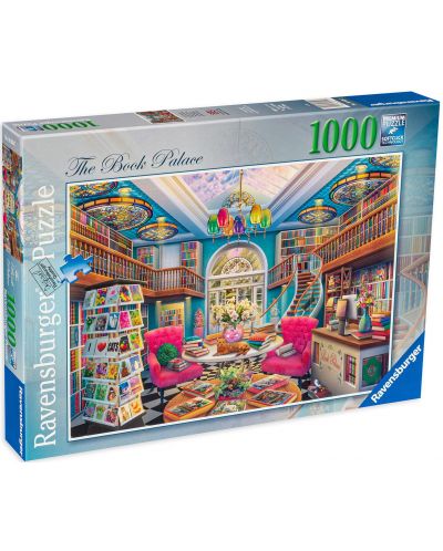 Puzzle Ravensburger de 1000 de piese - În bibliotecă - 1