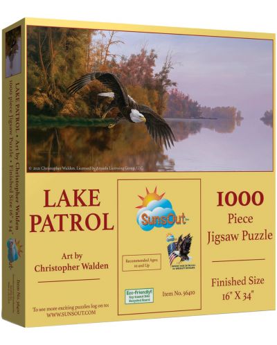 Puzzle SunsOut din 1000 de piese - Patrula Lacului - 1