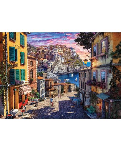 Puzzle  Anatolian din 3000 piese - Apus peste coasta Italiei - 2