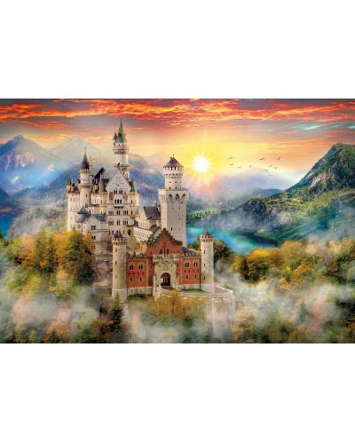Puzzle Clementoni de 2000 piese - Castelul Neuschwanstein, Germania, Aimee Stewart - 2