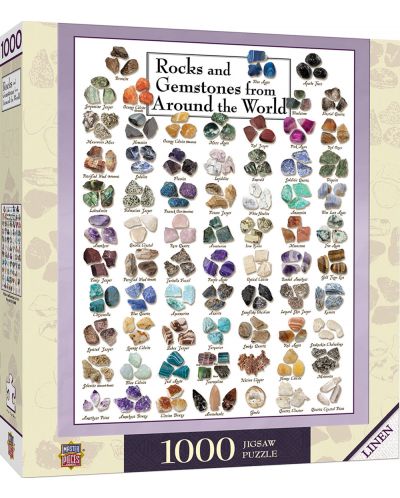Puzzle Master Pieces de 1000 piese - Rocks & Gemstones from Around the World - 1