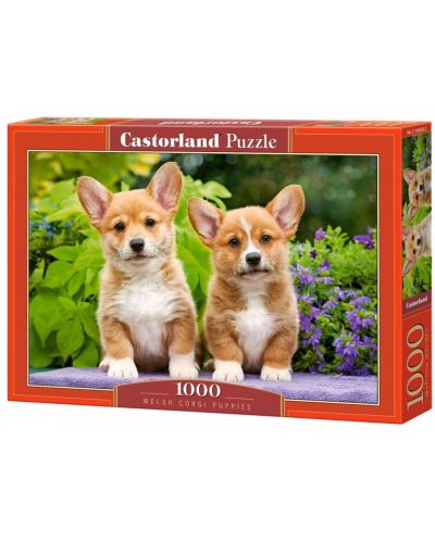 Puzzle Castorland de 1000 piese - Welsh Corgi Puppies - 1