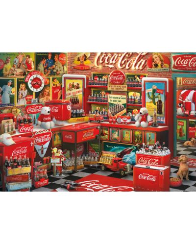 Puzzle Schmidt din 1000 de piese - Magazin de Coca Cola - 2