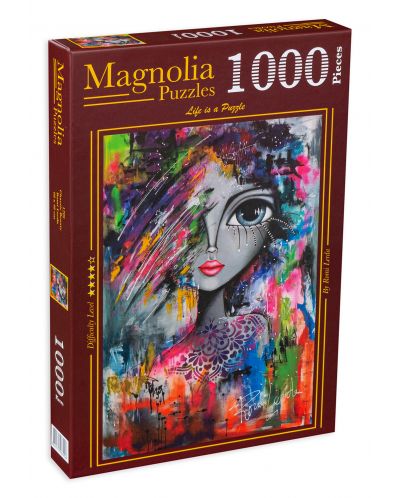 Puzzle Magnolia de 1000 piese - Frumusete feminina - 1