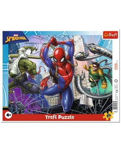 Puzzle Trefl de 25 piese -Brave Spiderman - 1
