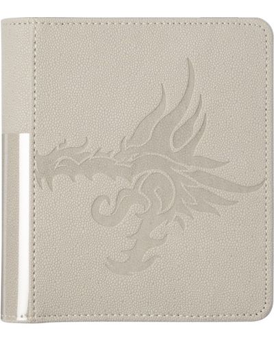 Portofoliu de cărți Dragon Shield Card Storage Folder Codex - Ashen White (80 buc.) - 1