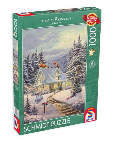 Puzzle Schmidt din 1000 de piese - Ajunul Crăciunului - 1